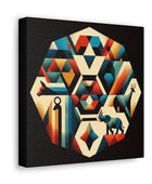 Geometric Wilderness Odyssey Canvas Canvas Bigger Than Life   