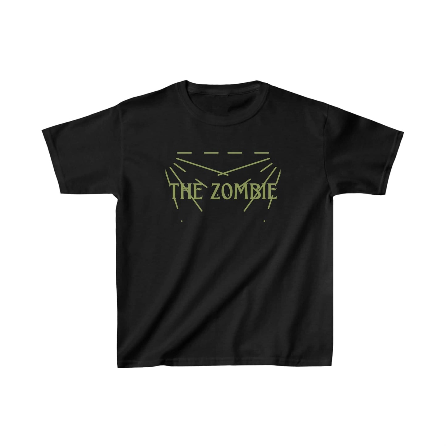 🧟 The Zombie: Unleash the Undead Style with this Spine-Chilling Tee! Kids clothes Bigger Than Life XS Black 