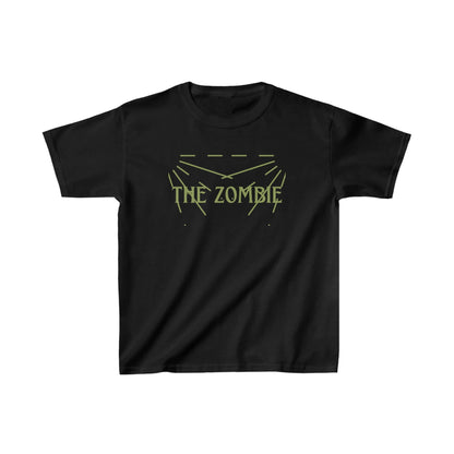🧟 The Zombie: Unleash the Undead Style with this Spine-Chilling Tee! Kids clothes Bigger Than Life XS Black 