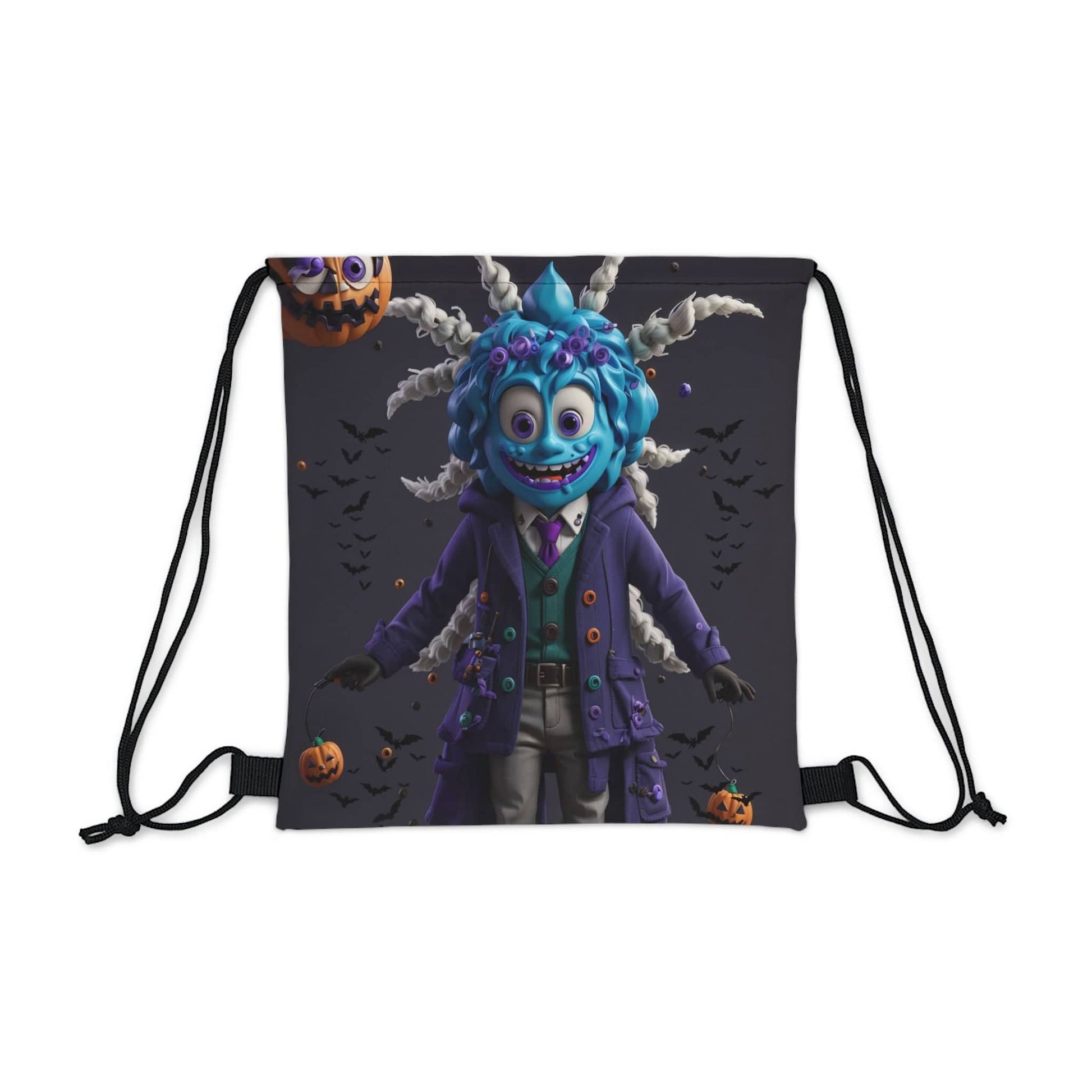 Ghoul's Night Out Drawstring Bag "A Spine-Chilling Companion for Halloween Adventures!" Bags Bigger Than Life   