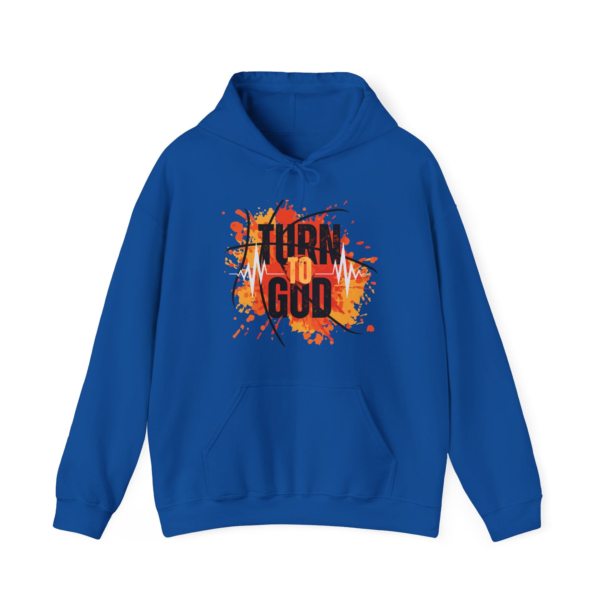 Divine Pivot Unisex Hoodie in S royal, crafted for comfort and S style