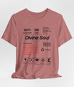 Divine Soul The Spiritual Essence Unisex Tee in S heather Mauve, a must-have for everyday fashion