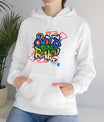 80s Baby Retro Unisex Hoodie in L Sport grey, crafted for comfort and S style