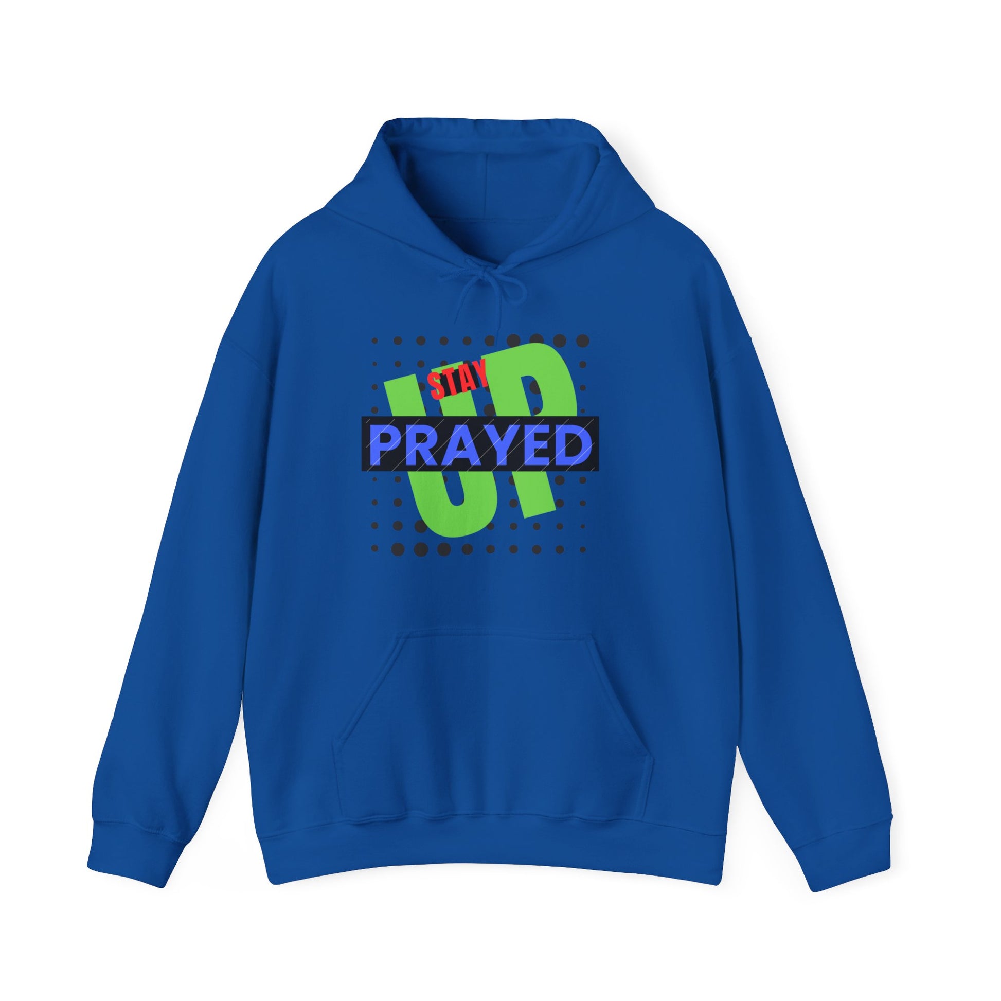 Stay Prayed Up Unisex Hoodie in S charcoal, crafted for comfort and S style