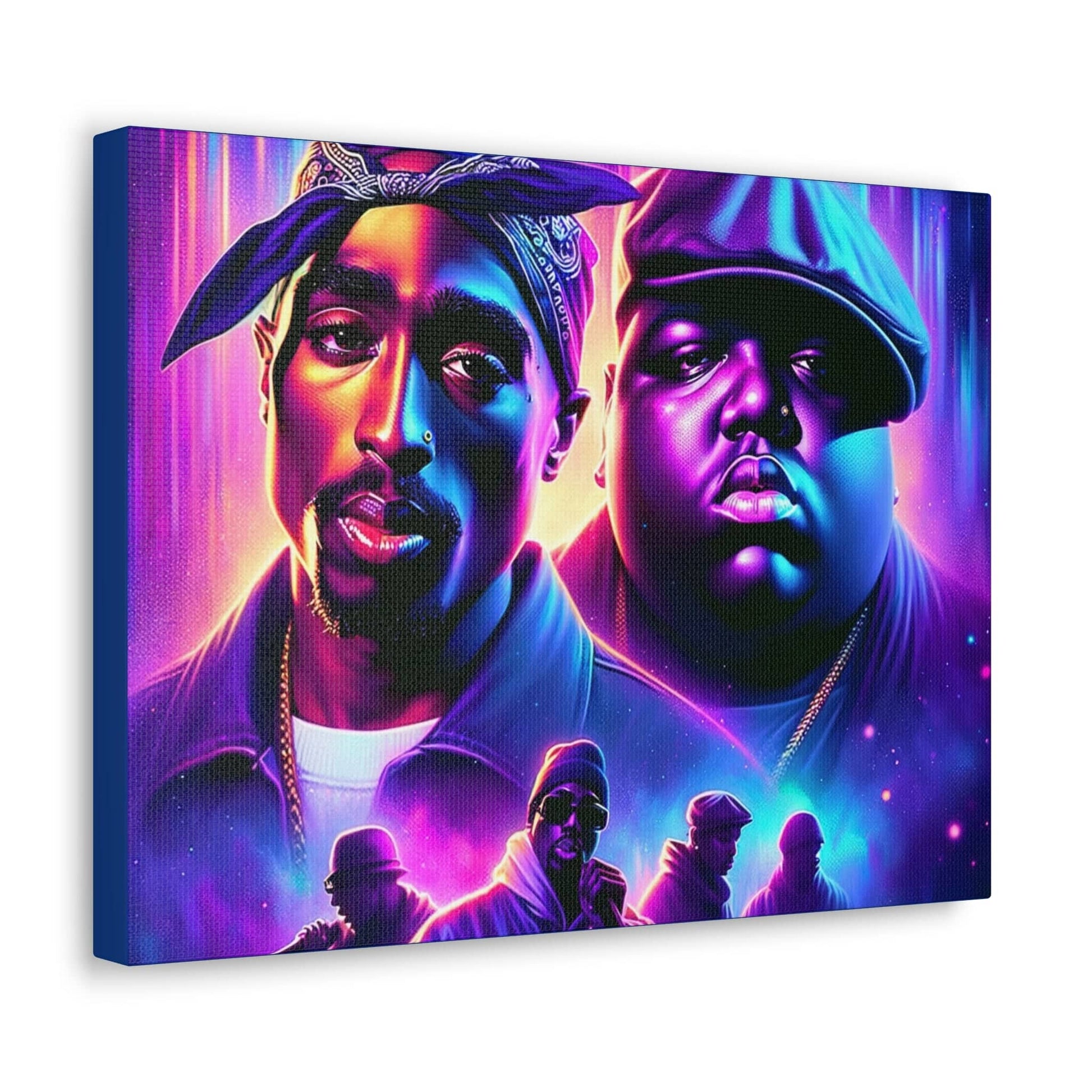 Hip-Hop Legends: The Luminaries Canvas Canvas Printify   