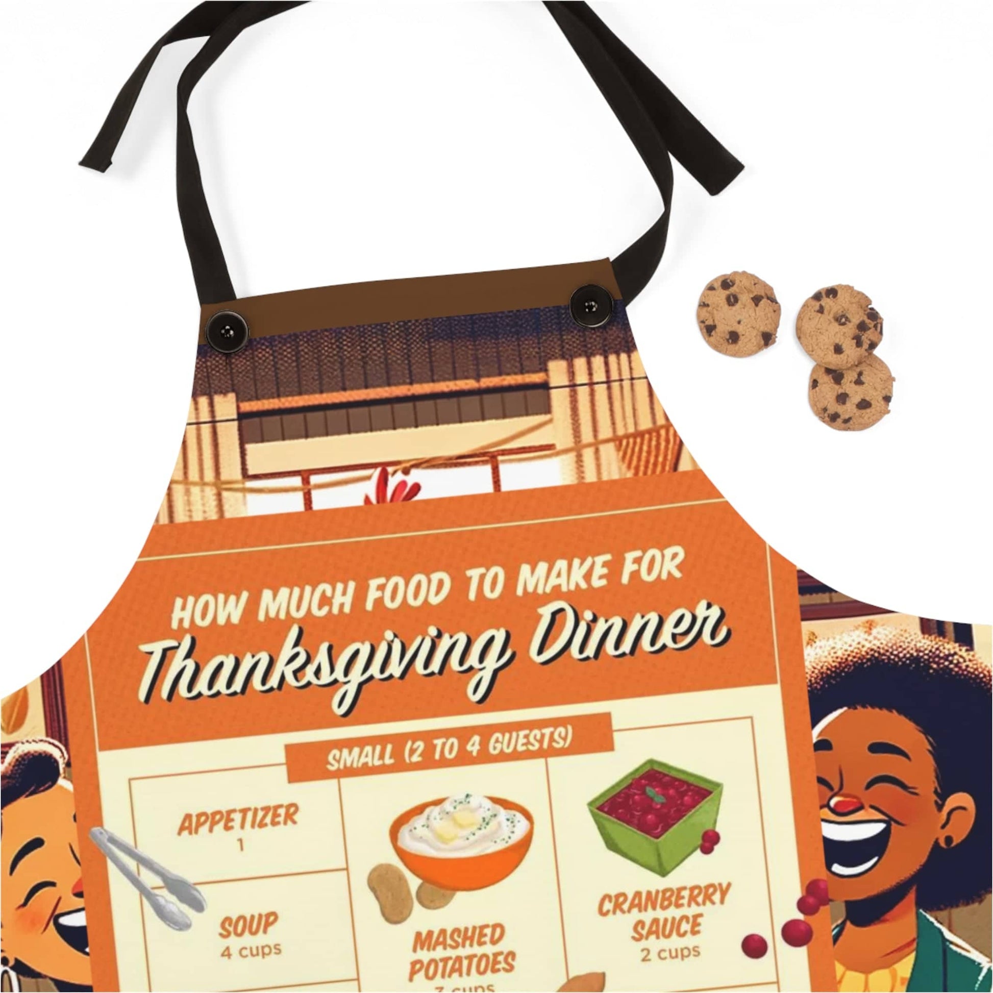 Thanksgiving Dinner Classic Apron Accessories Bigger Than Life   