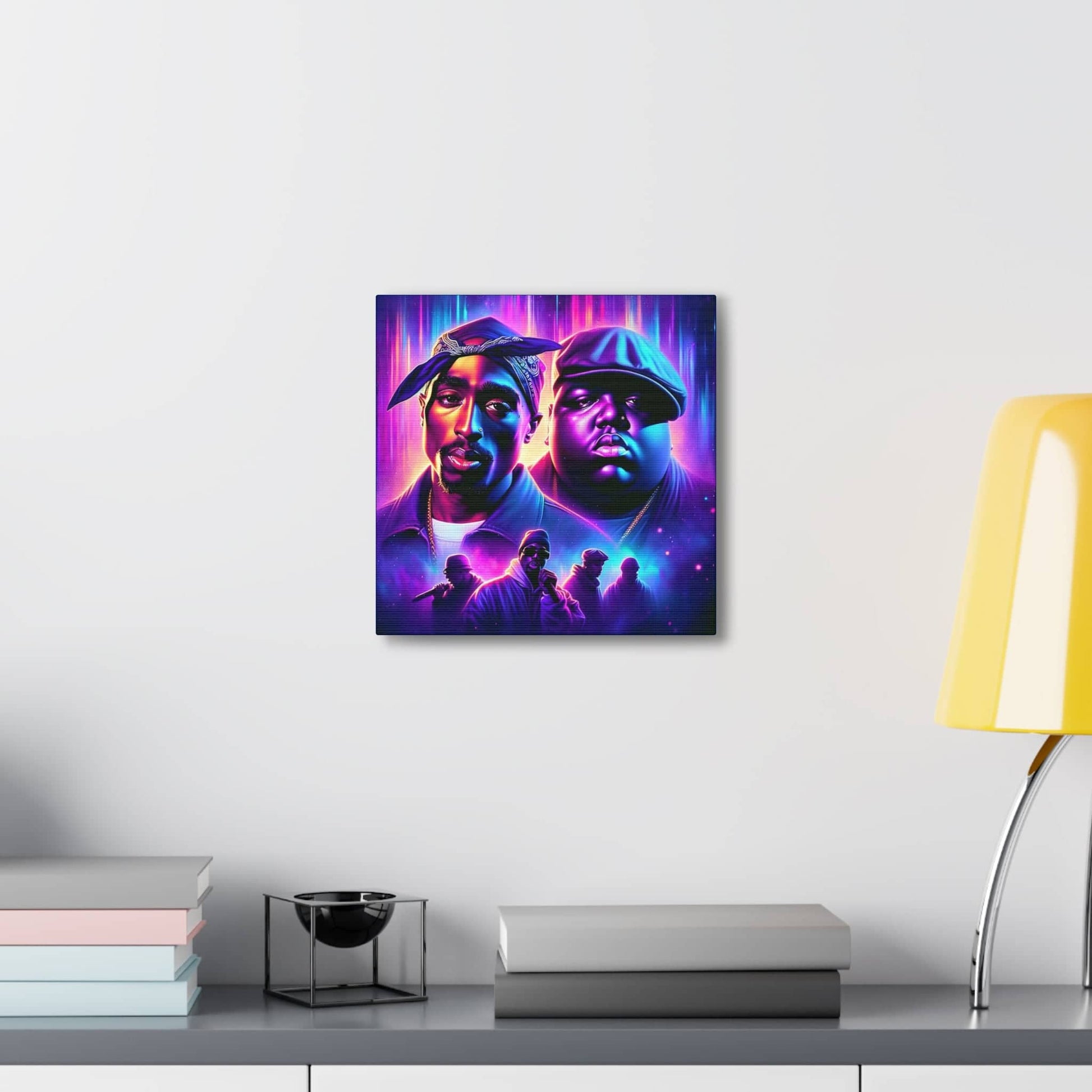 Hip-Hop Legends: The Luminaries Canvas Canvas Printify   