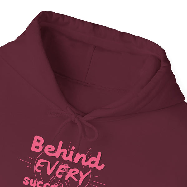 Successful Woman Unisex Hoodie in M red, a versatile piece for casual wear