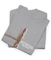 Faith and Strength Inspirational Tee in L Sport grey, perfect for S staying on-trend in any S season