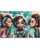 Bubble Dreams Canvas Art – A Playful Journey of Wonder and Joy