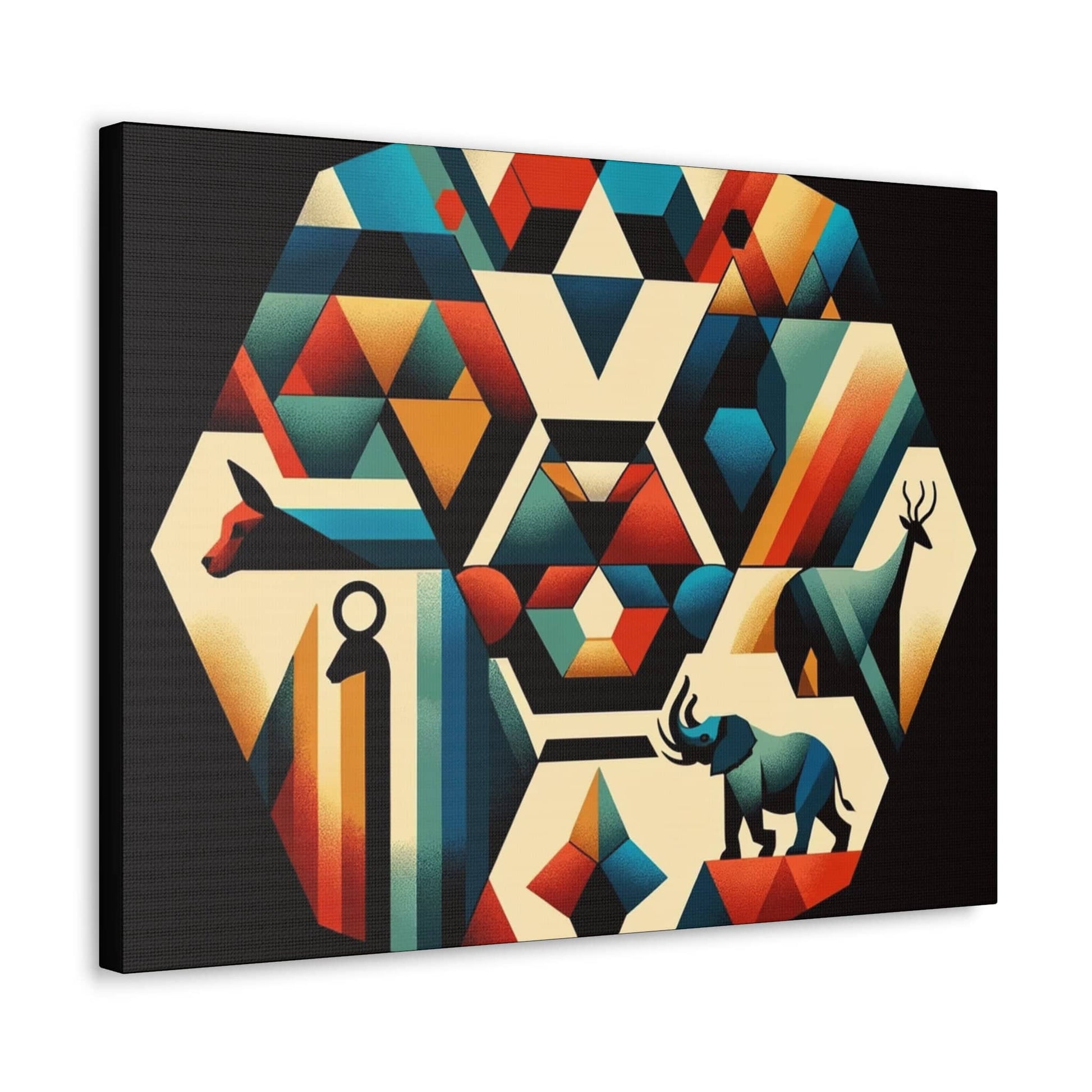 Geometric Wilderness Odyssey Canvas Canvas Bigger Than Life   