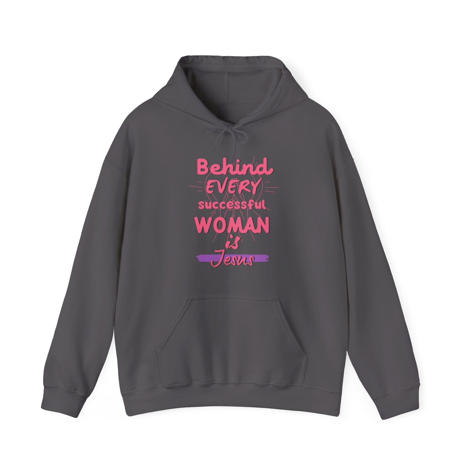 Successful Woman Unisex Hoodie in S red, crafted for comfort and S style