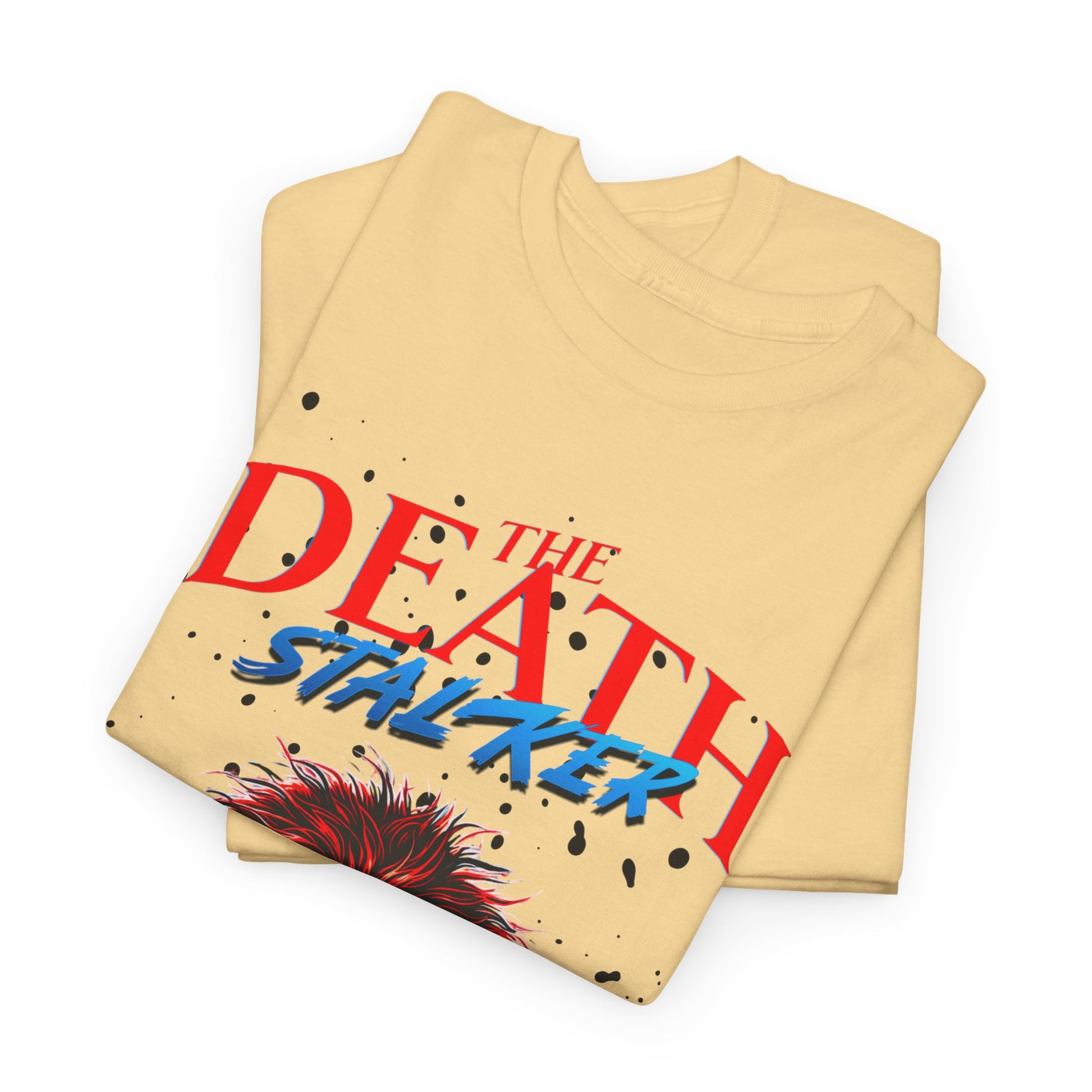 The Death Stalker Unisex Heavy Cotton Tee - Bold Horror-Inspired Design