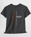 Faith and Strength Inspirational Tee in S black, a must-have for everyday fashion