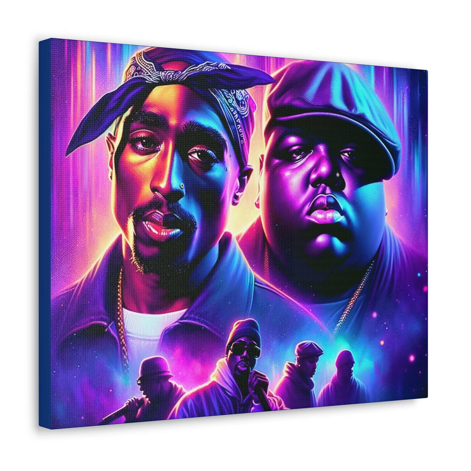 Hip-Hop Legends: The Luminaries Canvas Canvas Printify   