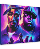 Hip-Hop Legends: The Luminaries Canvas Canvas Printify   