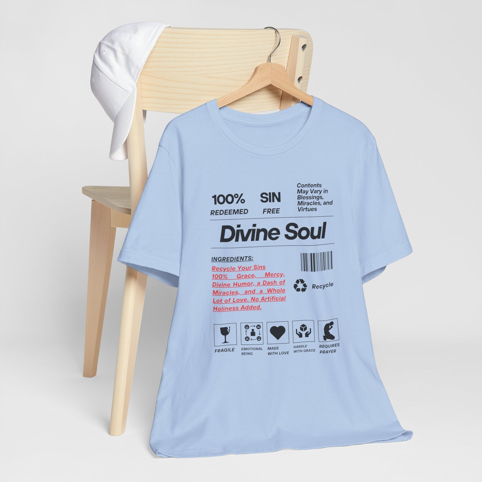 Divine Soul The Spiritual Essence Unisex Tee in M heather Mauve, a versatile piece for casual wear