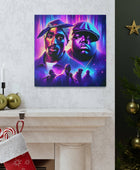 Hip-Hop Legends: The Luminaries Canvas Canvas Printify   