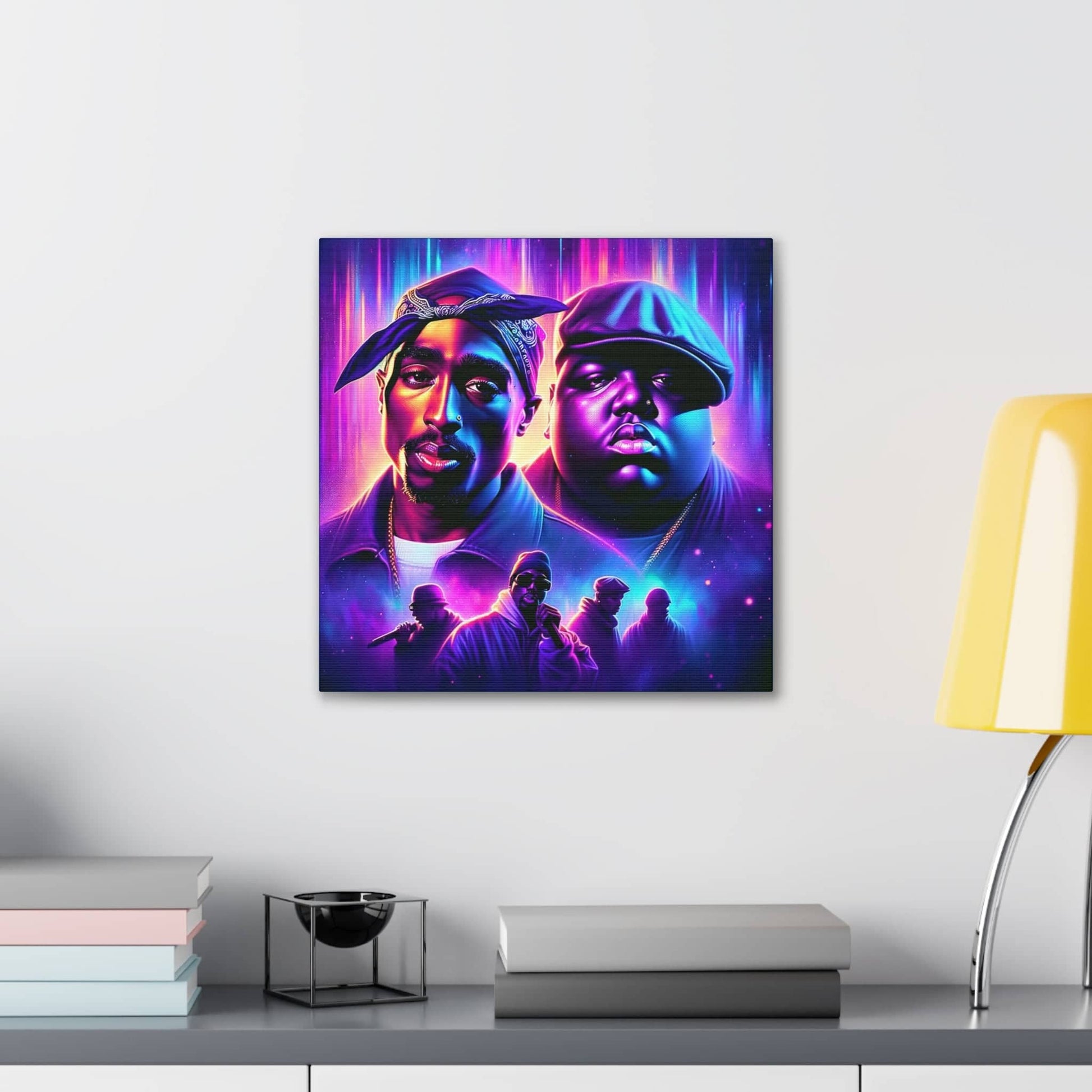 Hip-Hop Legends: The Luminaries Canvas Canvas Printify   