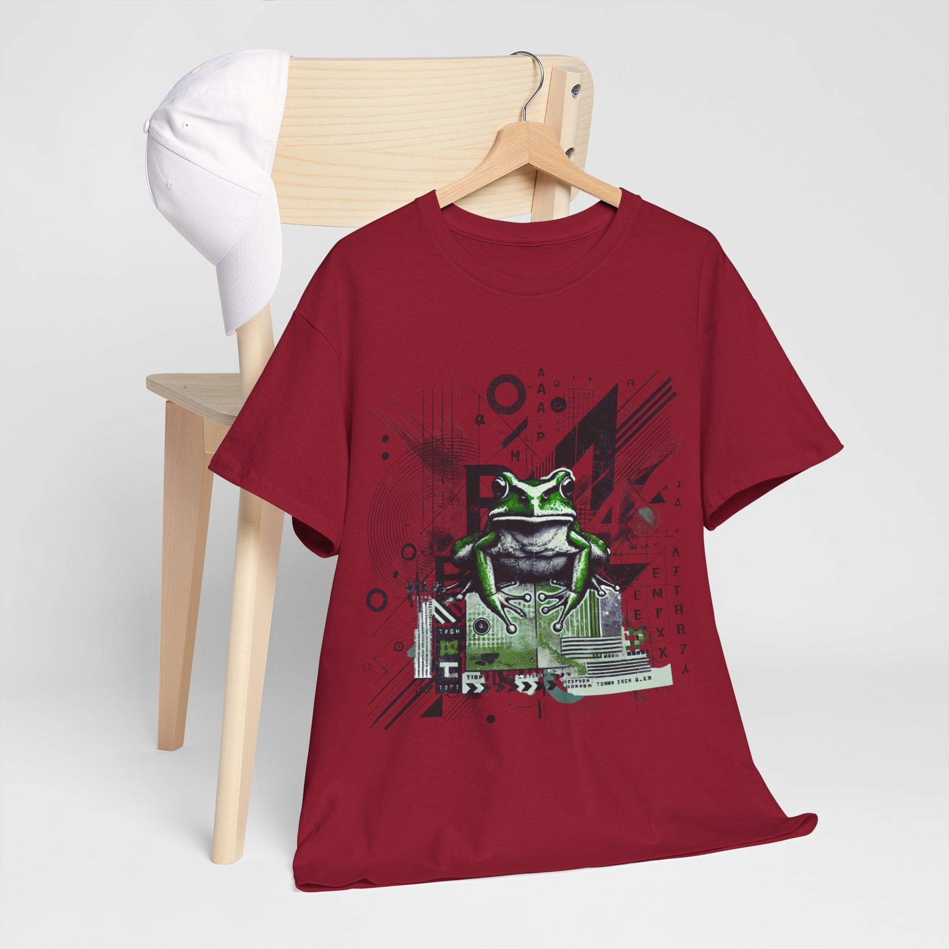 Futuristic Frog Unisex Heavy Cotton Tee