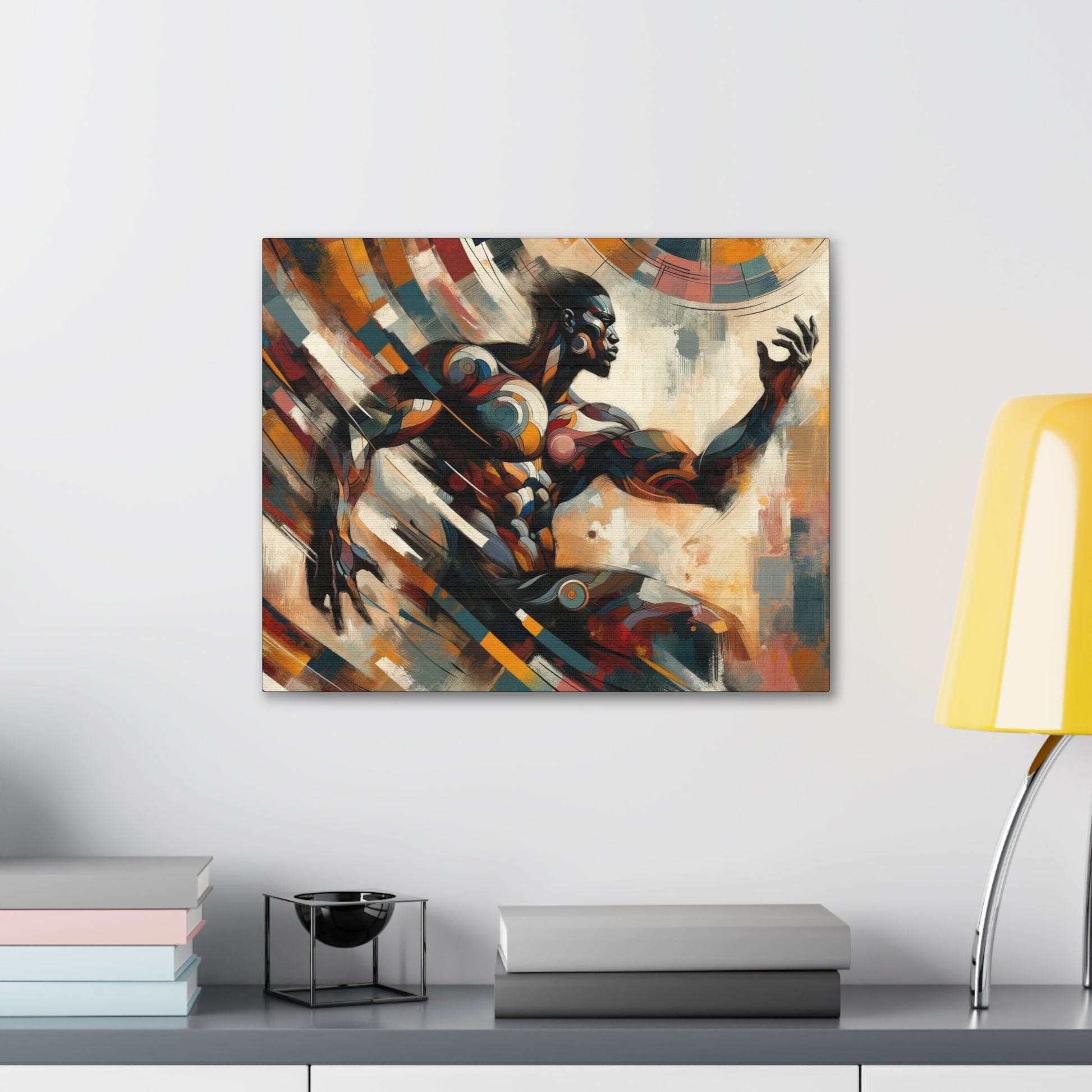 Celestial Rhythms Canvas Art: Cosmic Elegance Meets Modern Motion