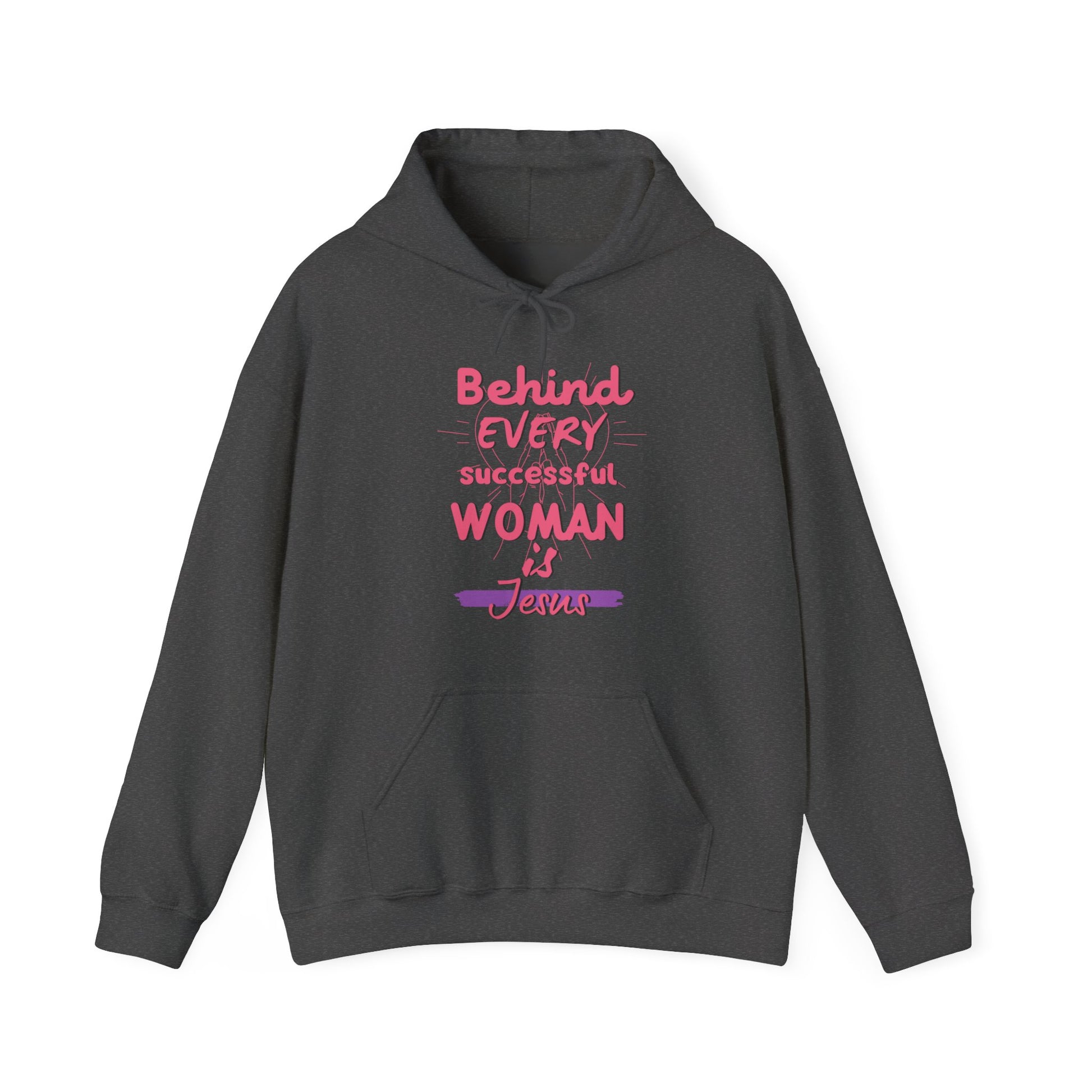 Successful Woman Unisex Hoodie in S M maroon, a versatile piece for casual wear