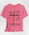 Divine Soul The Spiritual Essence Unisex Tee in S charity pink, a must-have for everyday fashion