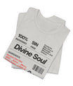 Divine Soul The Spiritual Essence Unisex Tee in M turquoise, crafted for comfort and S style