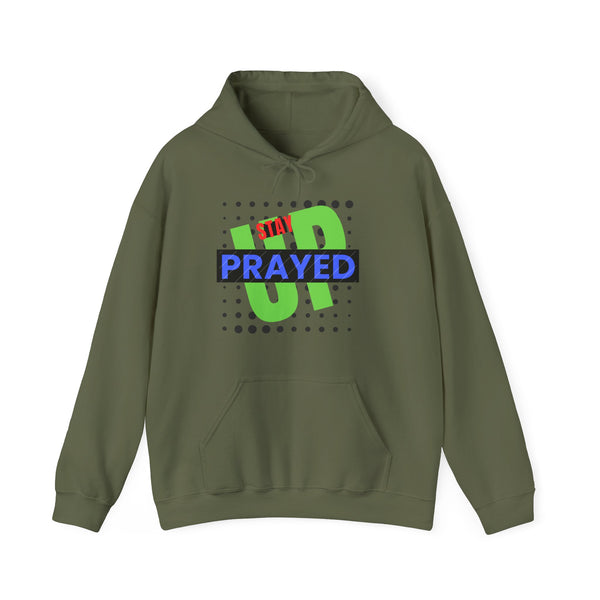 Stay Prayed Up Unisex Hoodie in S M maroon, crafted for comfort and S style