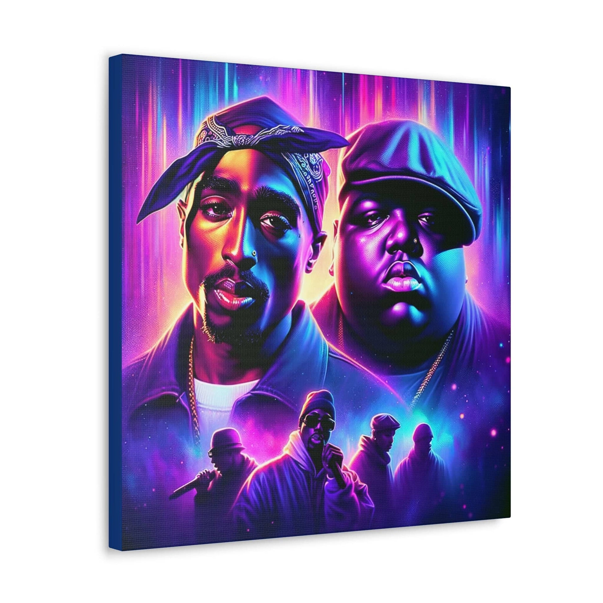 Hip-Hop Legends: The Luminaries Canvas Canvas Printify   