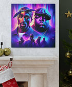 Hip-Hop Legends: The Luminaries Canvas Canvas Printify   