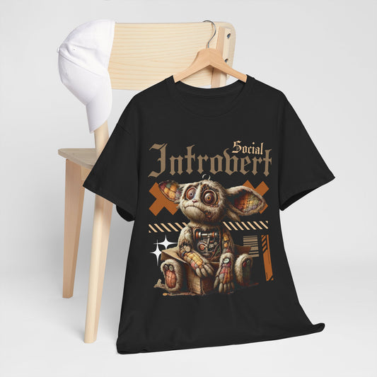 Social Introvert Unisex Heavy Cotton Tee