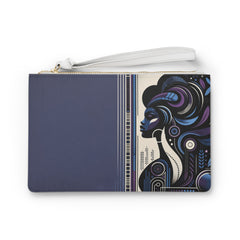 Ethereal Grace: Afrocentric Art Clutch