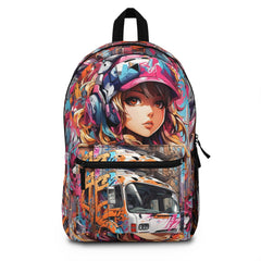 Graffiti Girl New York Art Urban Style Backpack