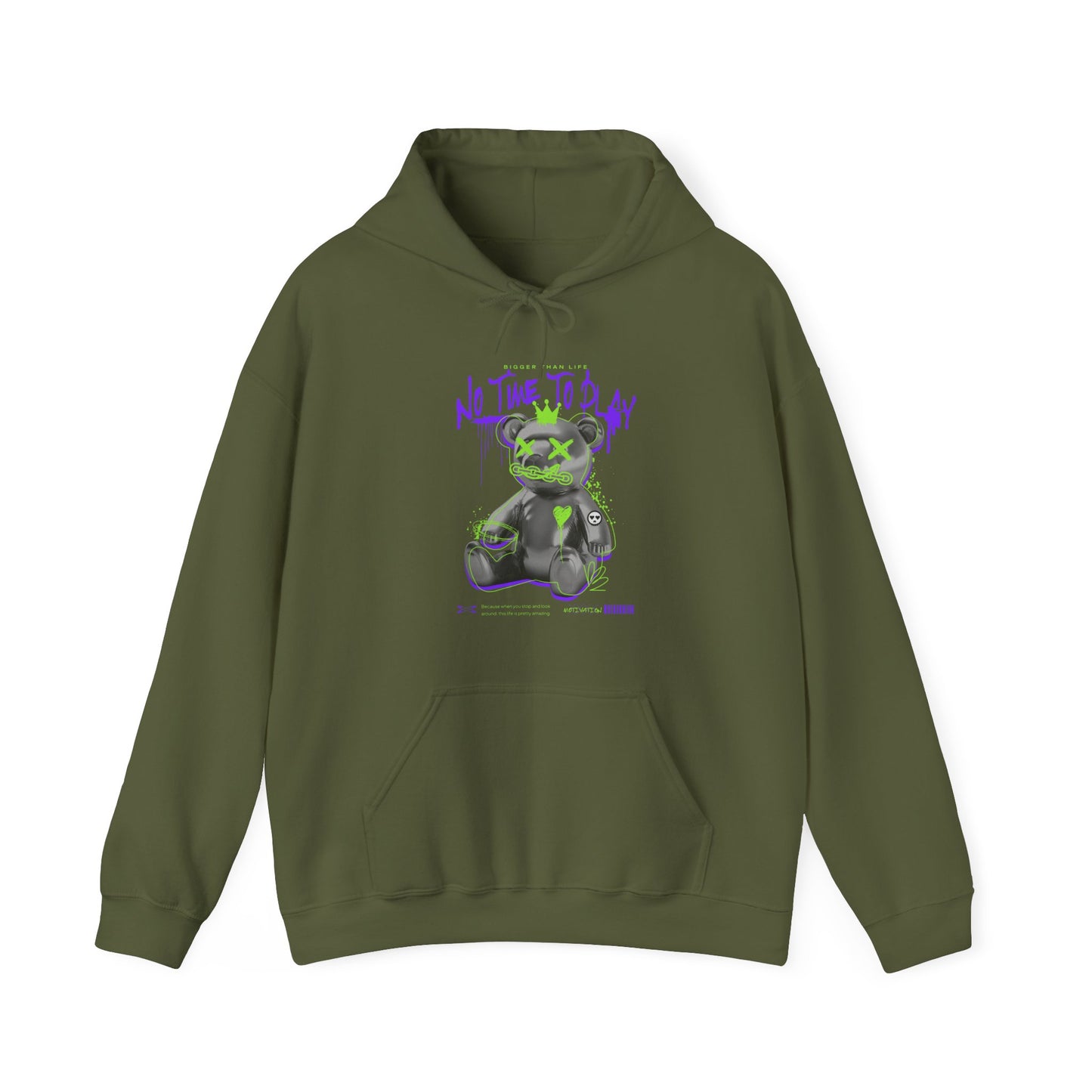 Hustle Bear Unisex Heavy Blend™ Hooded Sweatshirt