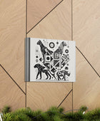 Monochrome Menagerie Canvas Art Canvas Bigger Than Life   