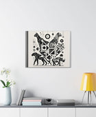 Monochrome Menagerie Canvas Art Canvas Bigger Than Life   