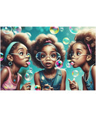 Bubble Dreams Canvas Art – A Playful Journey of Wonder and Joy