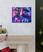 Hip-Hop Legends: The Luminaries Canvas Canvas Printify   