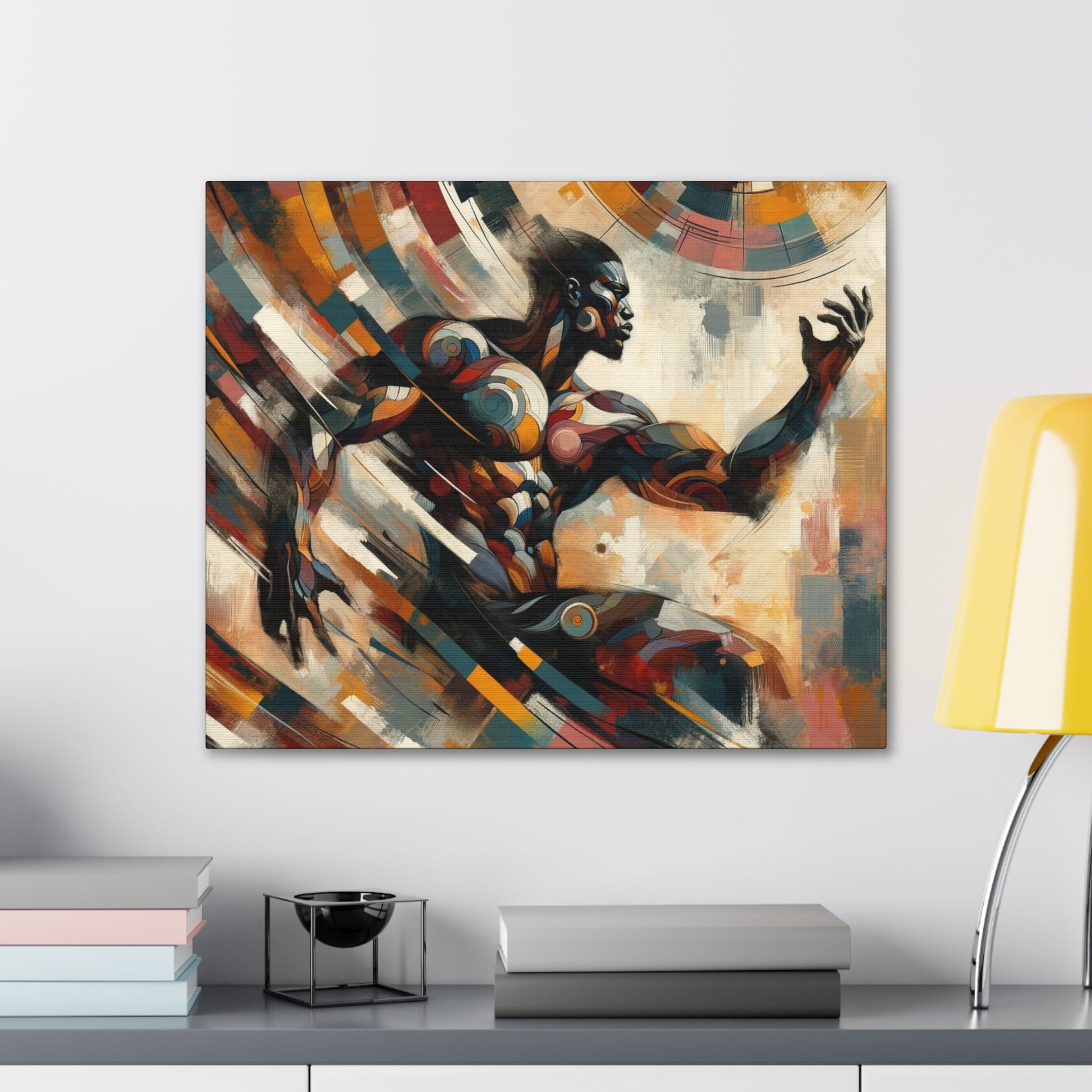 Celestial Rhythms Canvas Art: Cosmic Elegance Meets Modern Motion