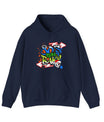 80s Baby Retro Unisex Hoodie in S navy, crafted for comfort and S style