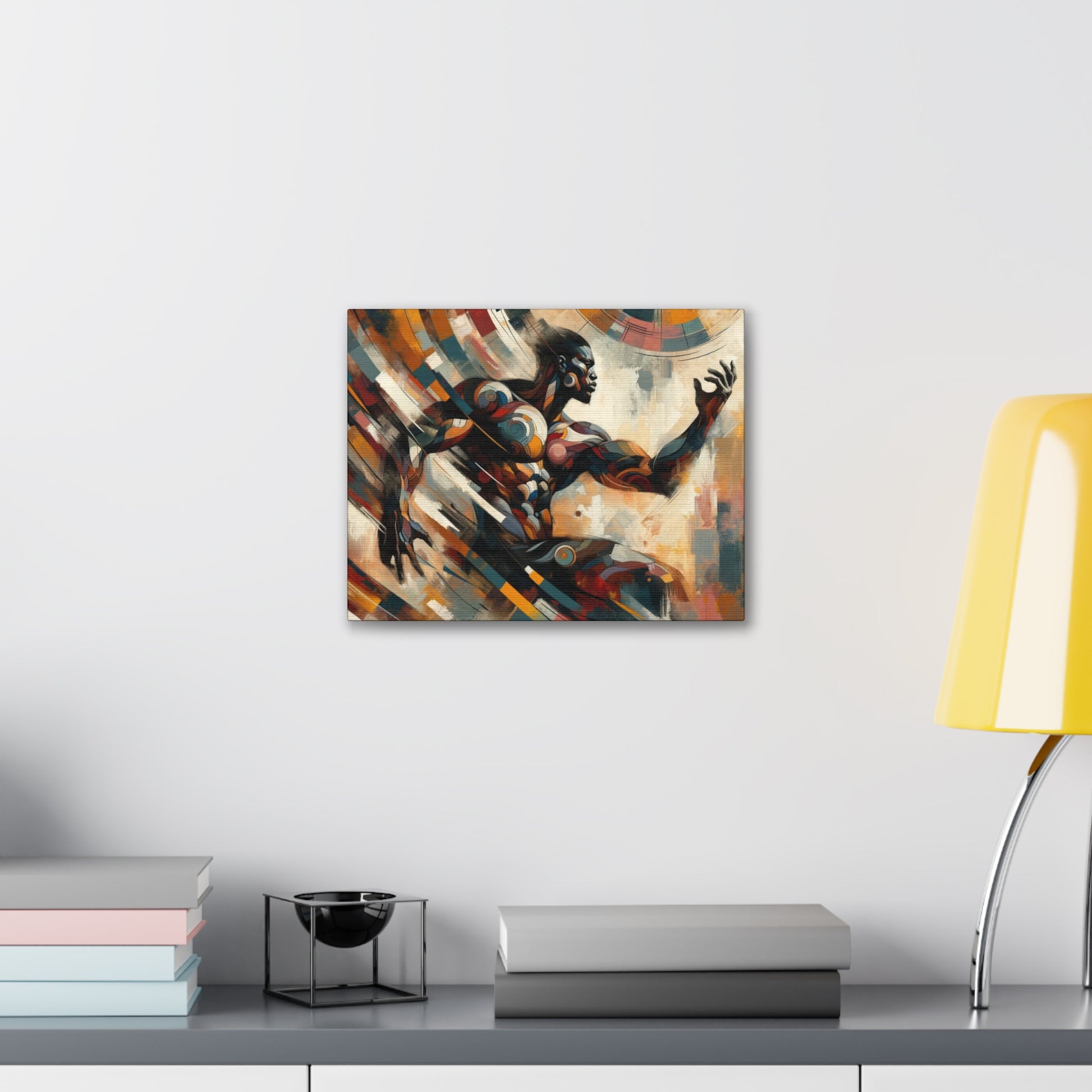 Celestial Rhythms Canvas Art: Cosmic Elegance Meets Modern Motion