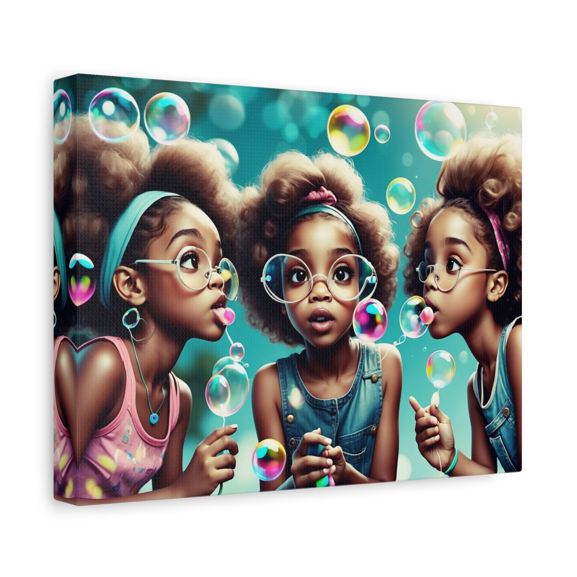 Bubble Dreams Canvas Art – A Playful Journey of Wonder and Joy