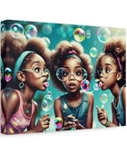 Bubble Dreams Canvas Art – A Playful Journey of Wonder and Joy