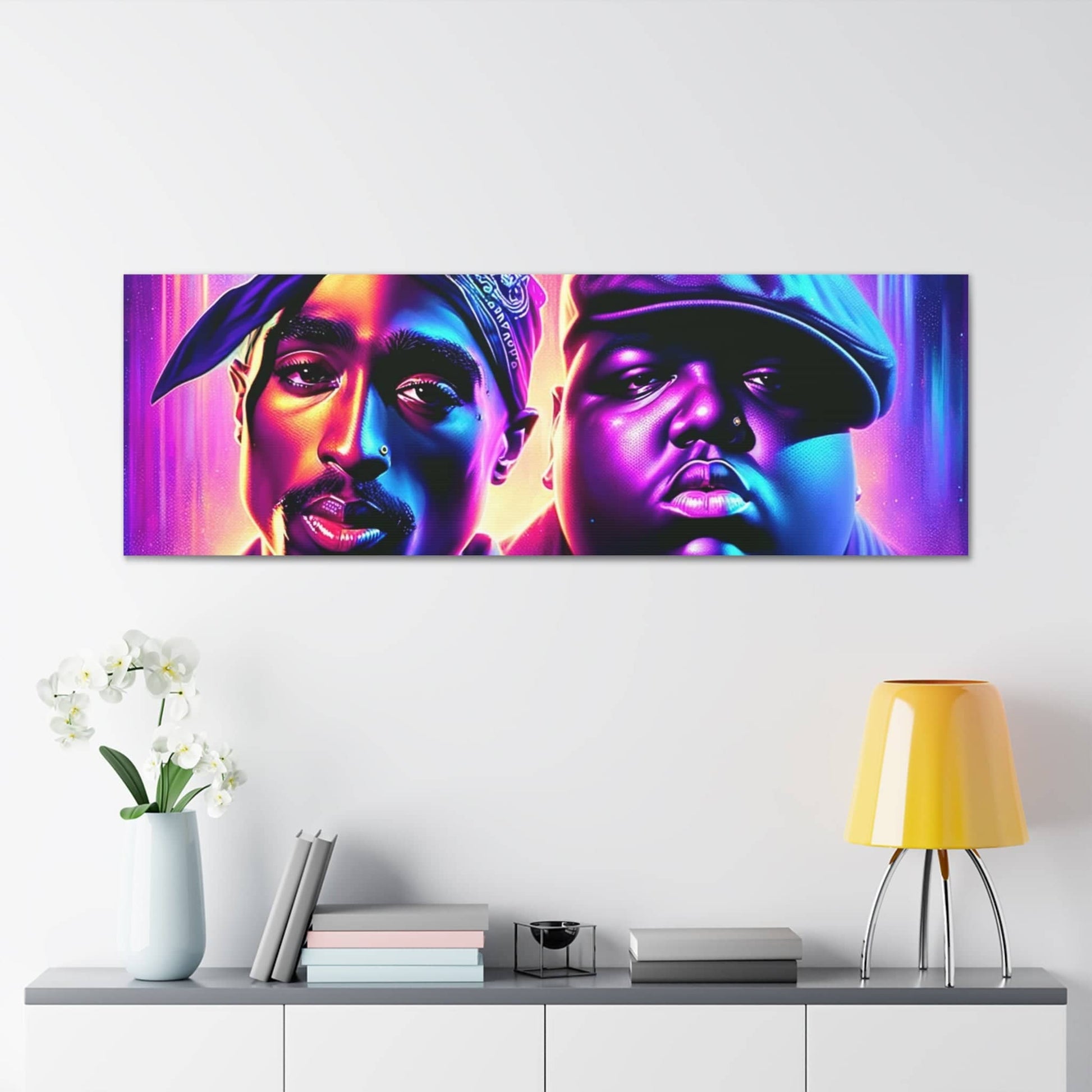 Hip-Hop Legends: The Luminaries Canvas Canvas Printify   