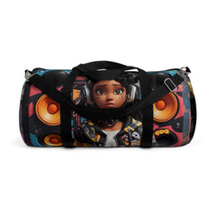 BeatBurst: The Vibrant Canvas Hip-Hop Duffle Duffel