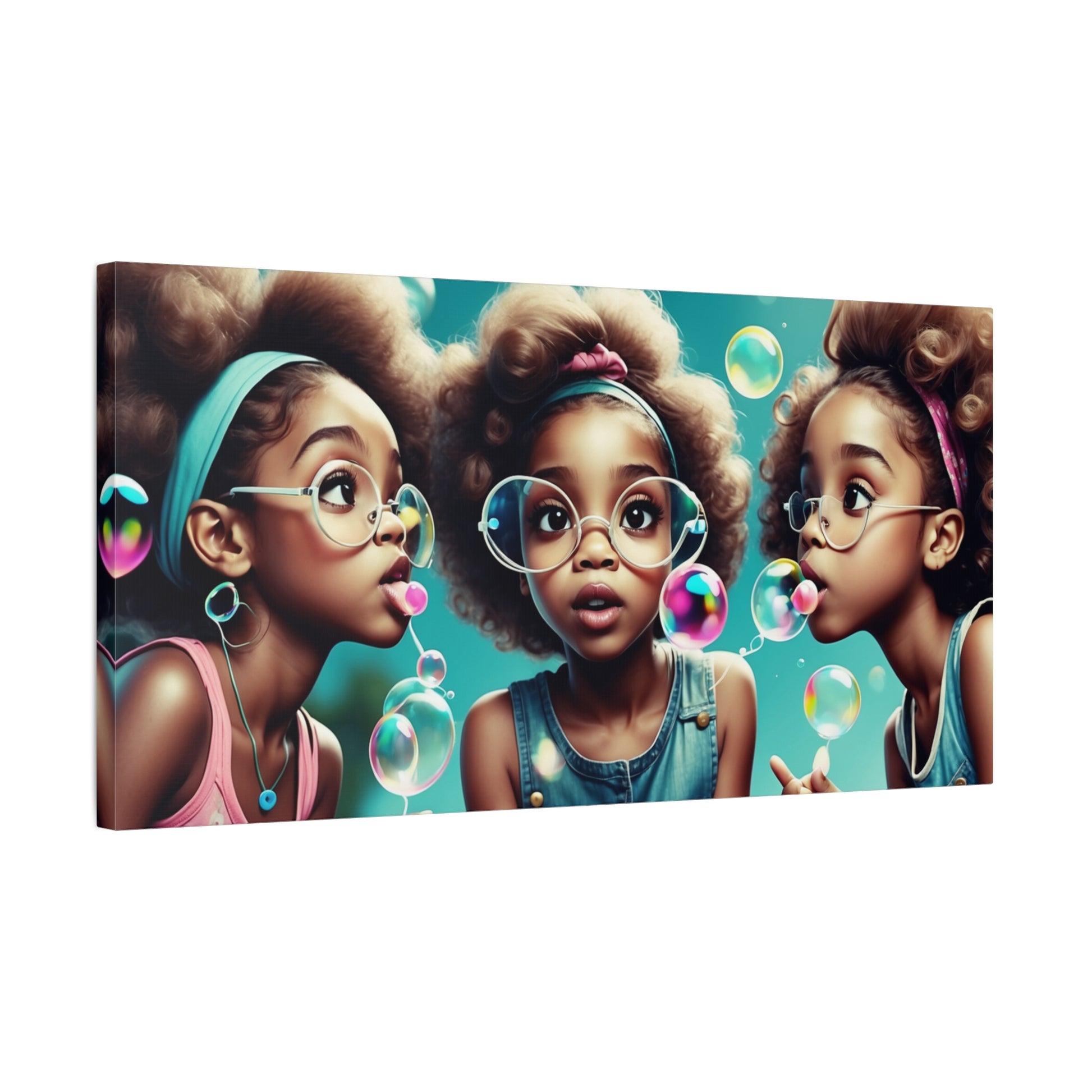 Bubble Dreams Canvas Art – A Playful Journey of Wonder and Joy