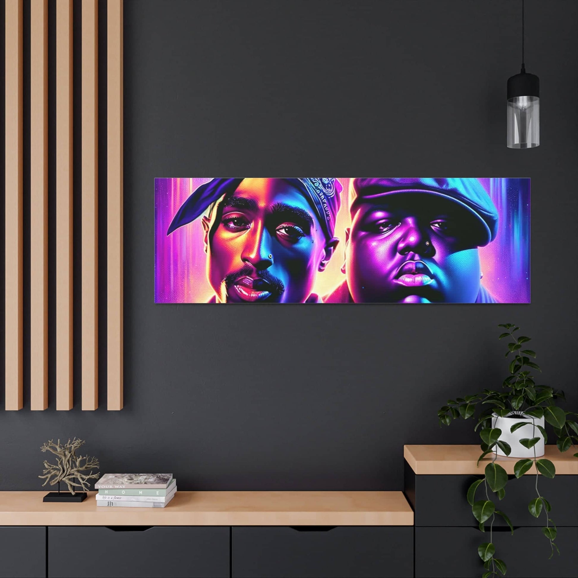 Hip-Hop Legends: The Luminaries Canvas Canvas Printify 60″ x 20″ 1.25" 