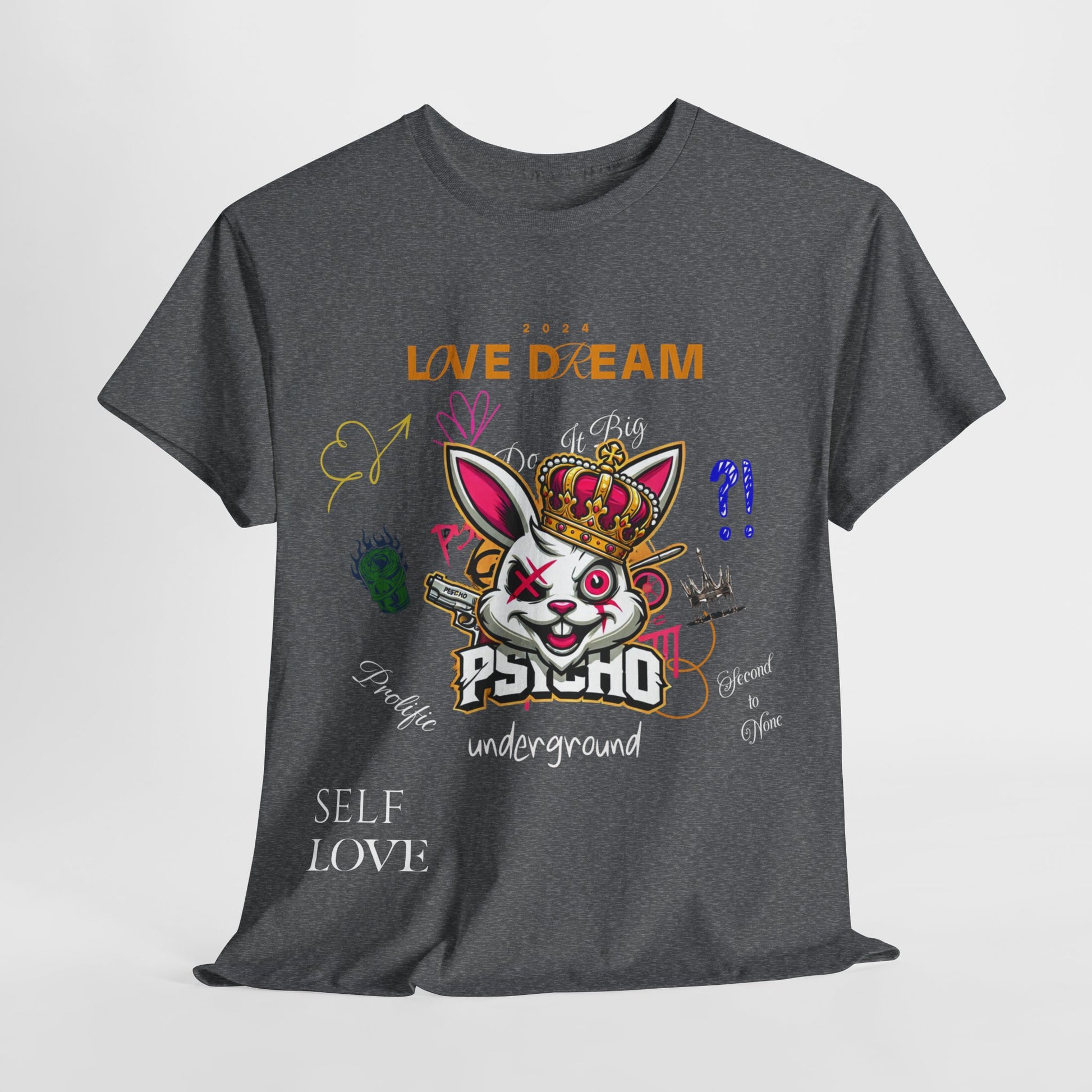 Psycho Bunny “Love Dream” Streetwear Graphic Tee