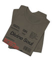 Divine Soul The Spiritual Essence Unisex Tee in L heather true royal, a versatile piece for casual wear